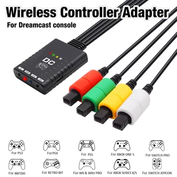 Конвертер BlueRetro, кнопка сброса ключа, Bluetooth-совместимые контроллеры, адаптер, контроллер, конвертер для консоли SEGA DreamCast