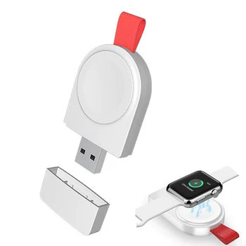 Магнитное беспроводное зарядное устройство с быстрой зарядкой для портативных часов Apple Watch Серии 654SE; Беспроводное зарядное устройство Iwatch 3 2 1; Аксессуары