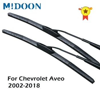 Щетки стеклоочистителя MIDOON для Chevrolet Aveo Подходят для кронштейнов-крючков/защелкивающихся рычагов Модельного года с 1995 по 2018 2001 02 2003 2004 2005 2006